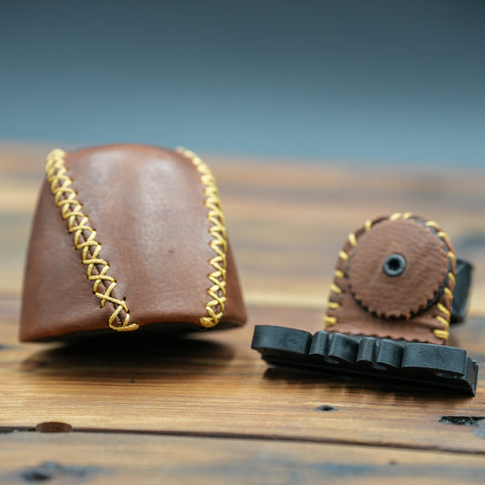 Limb Mount Quiver | 4 Arrow | Strap On | (Black or Brandy)