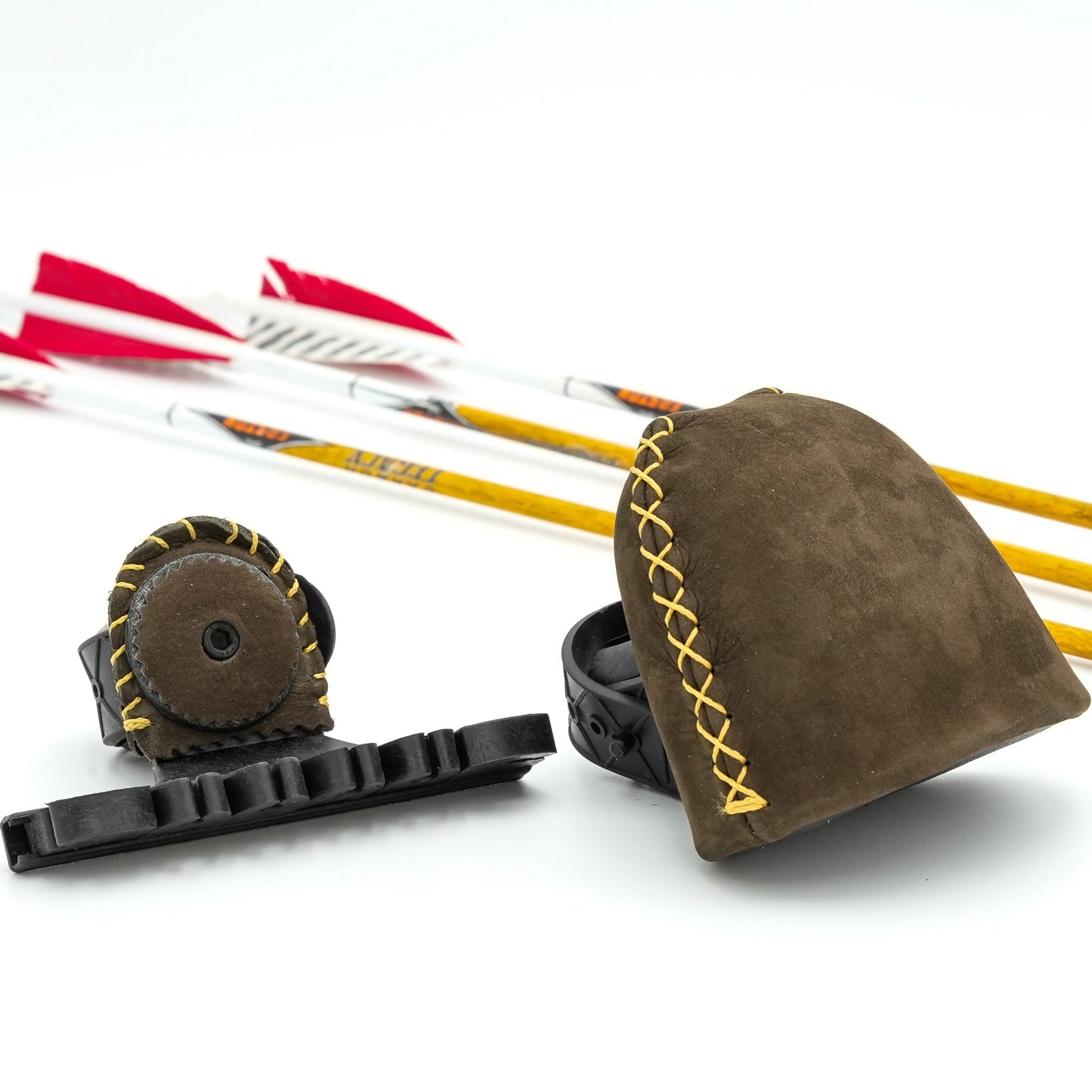 Limb Mount Quiver | 6 Arrow | Strap On | (Black or Brandy)