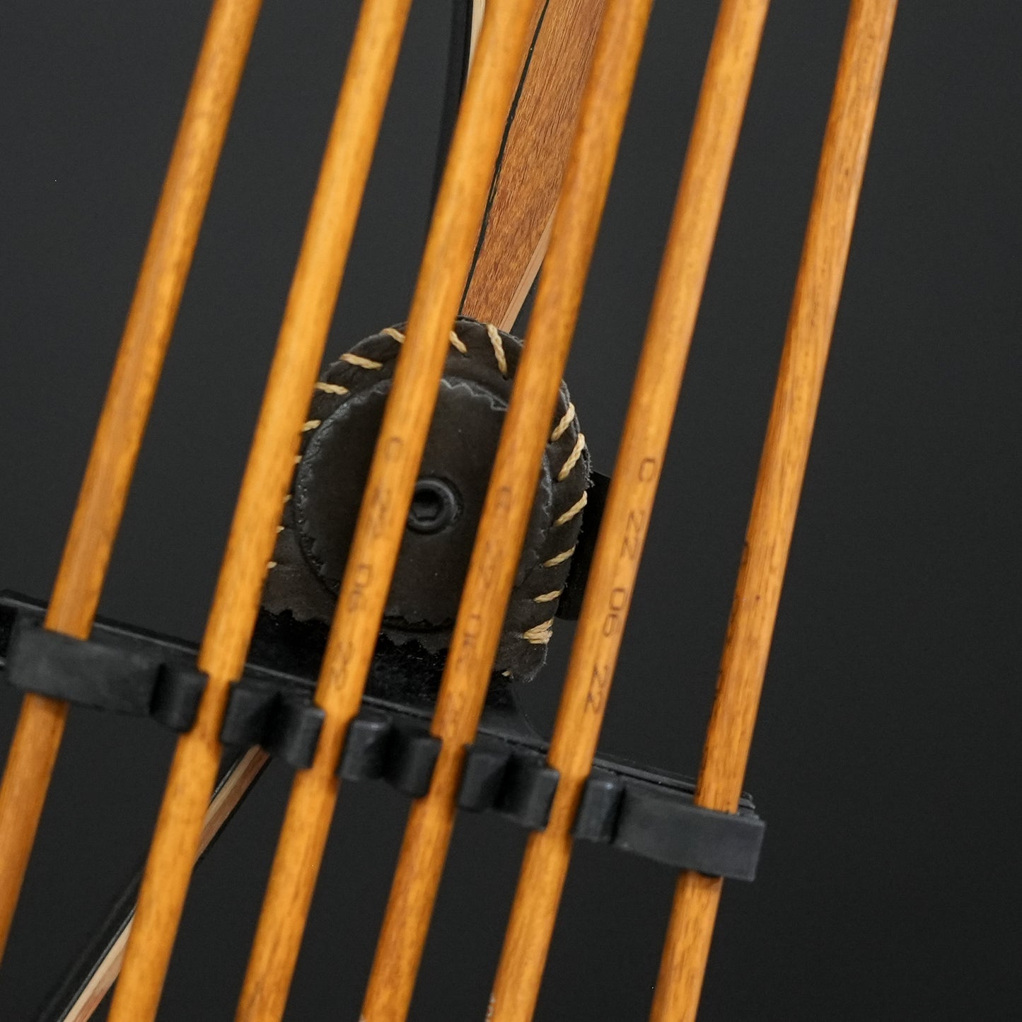 Limb Mount Quiver | 6 Arrow | Strap On | (Black or Brandy)
