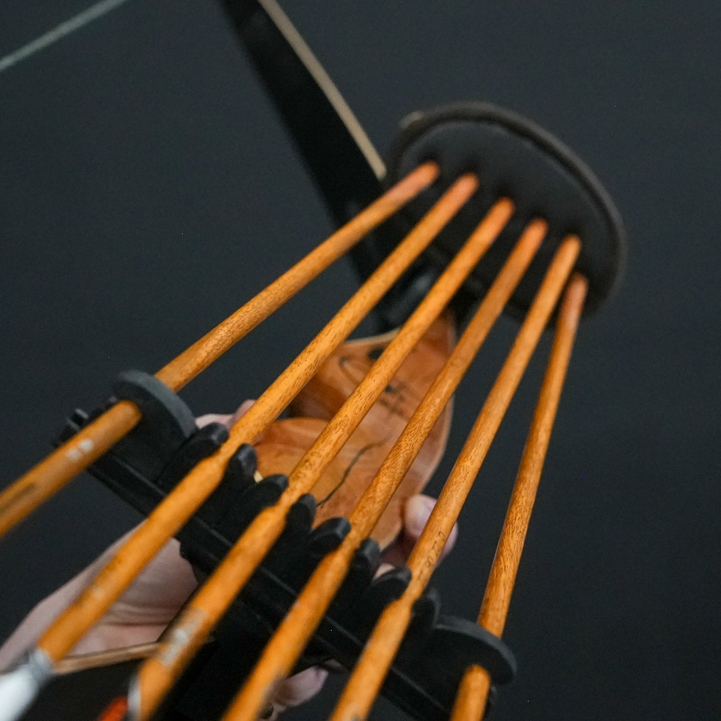 Limb Mount Quiver | 6 Arrow | Strap On | (Black or Brandy)