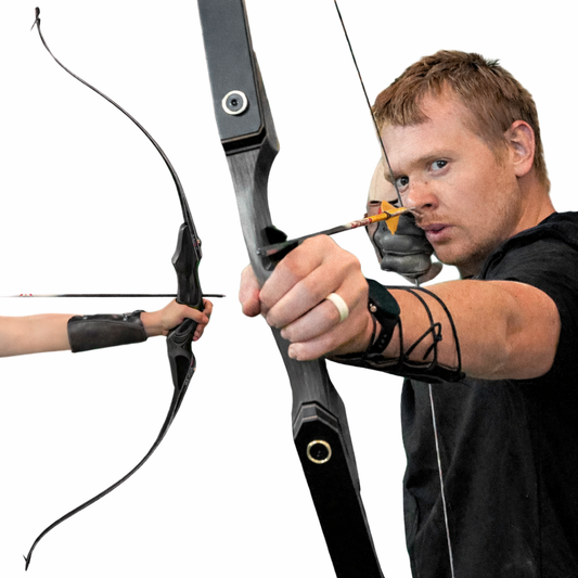 The INSPECTED Black Hunter Recurve Bow - Next Restock Febuary or March