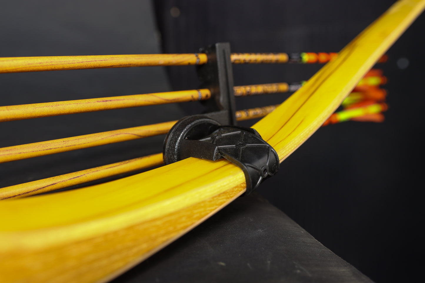 Limb Mount Quiver | 4 Arrow | Strap On | (Black or Brandy)