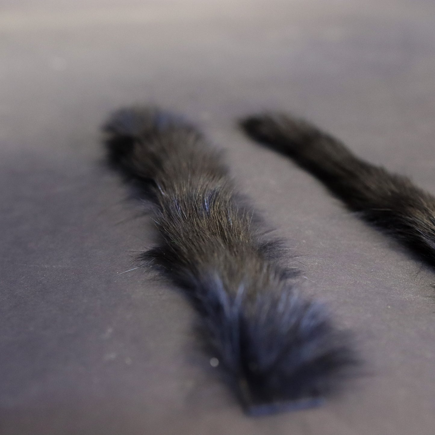 Rabbit Fur Bow String Silencers - Black