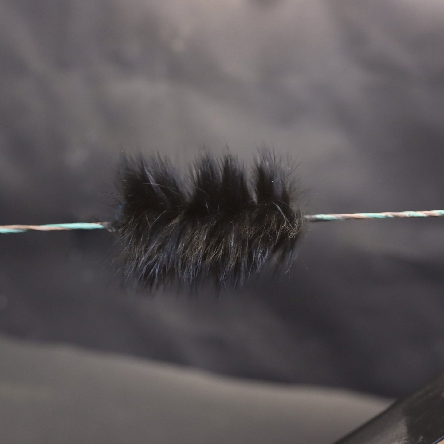 Rabbit Fur Bow String Silencers - Black