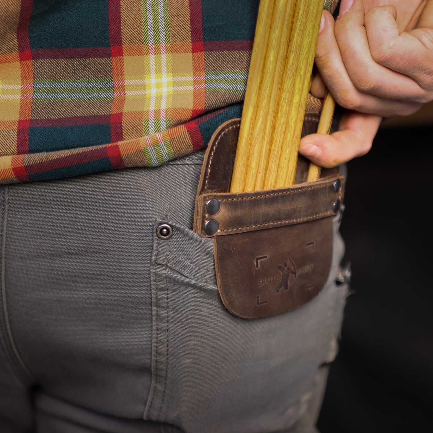 Shatterproof Archery Pocket Quiver